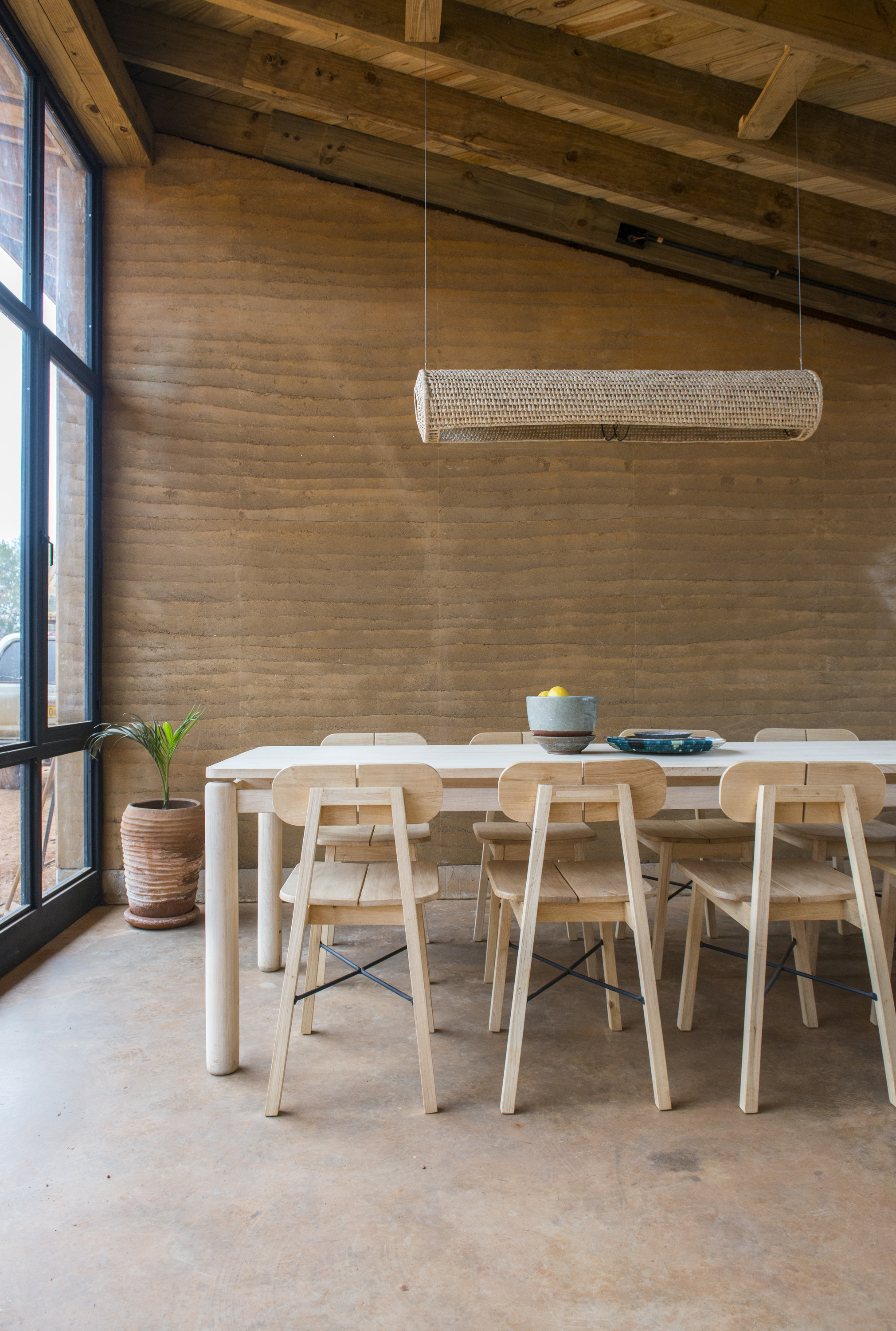 Interior furniture at the Rwanda Institute for Conservation Agriculture