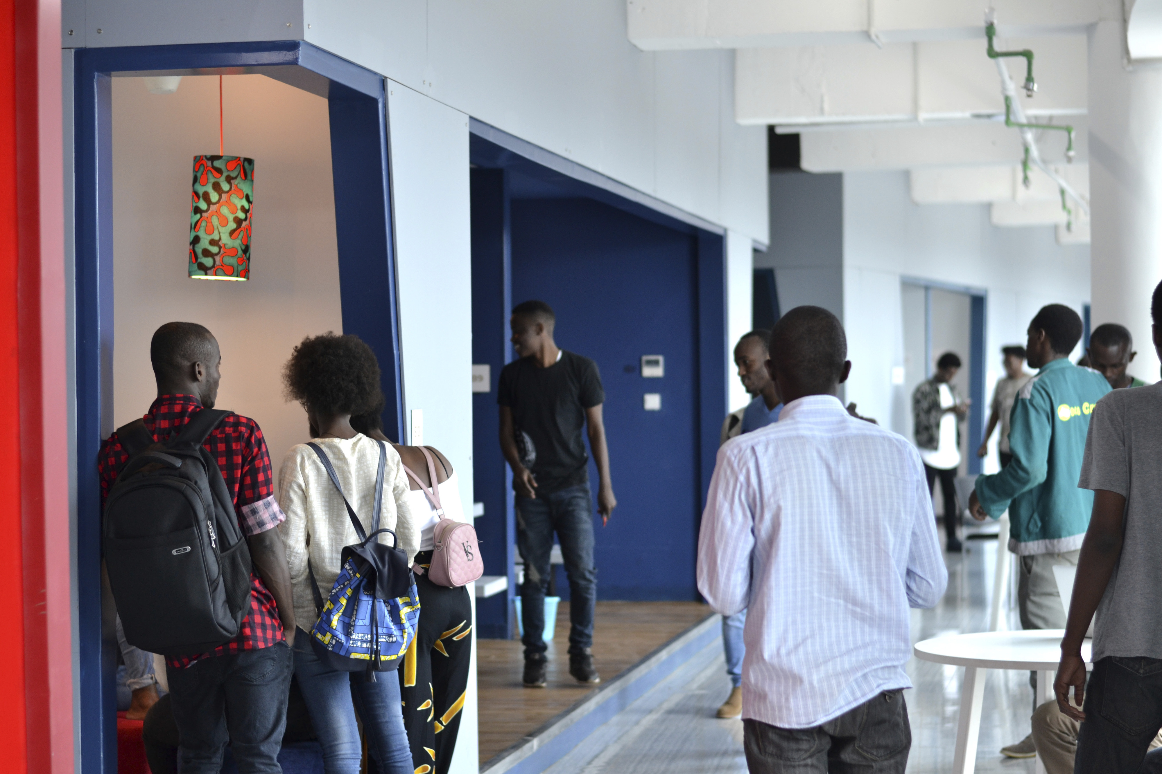 Interior of the ALU Kigali Heights Space. Copyright - Iwan Baan