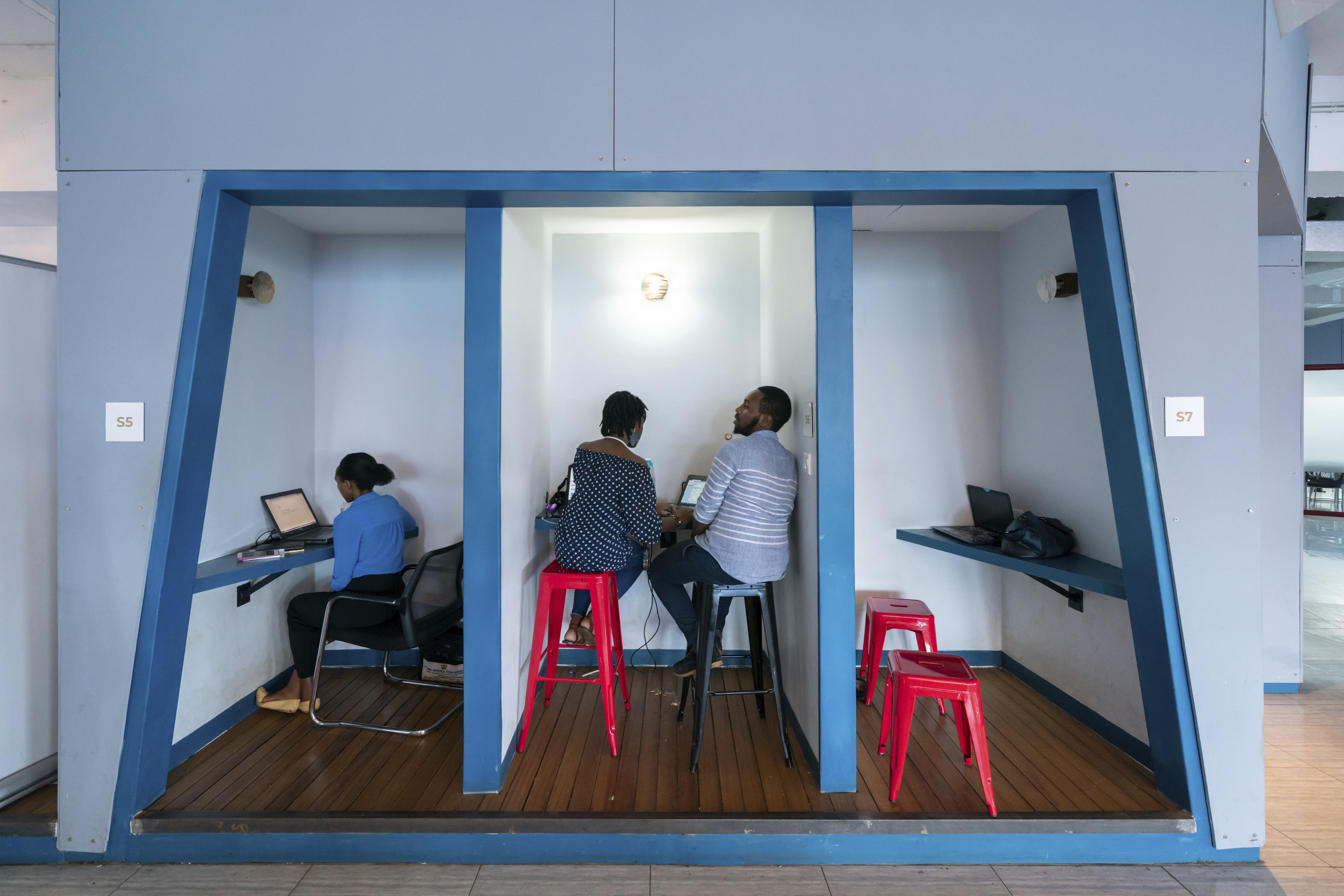 Study Alcoves in ALU Kigali Heights