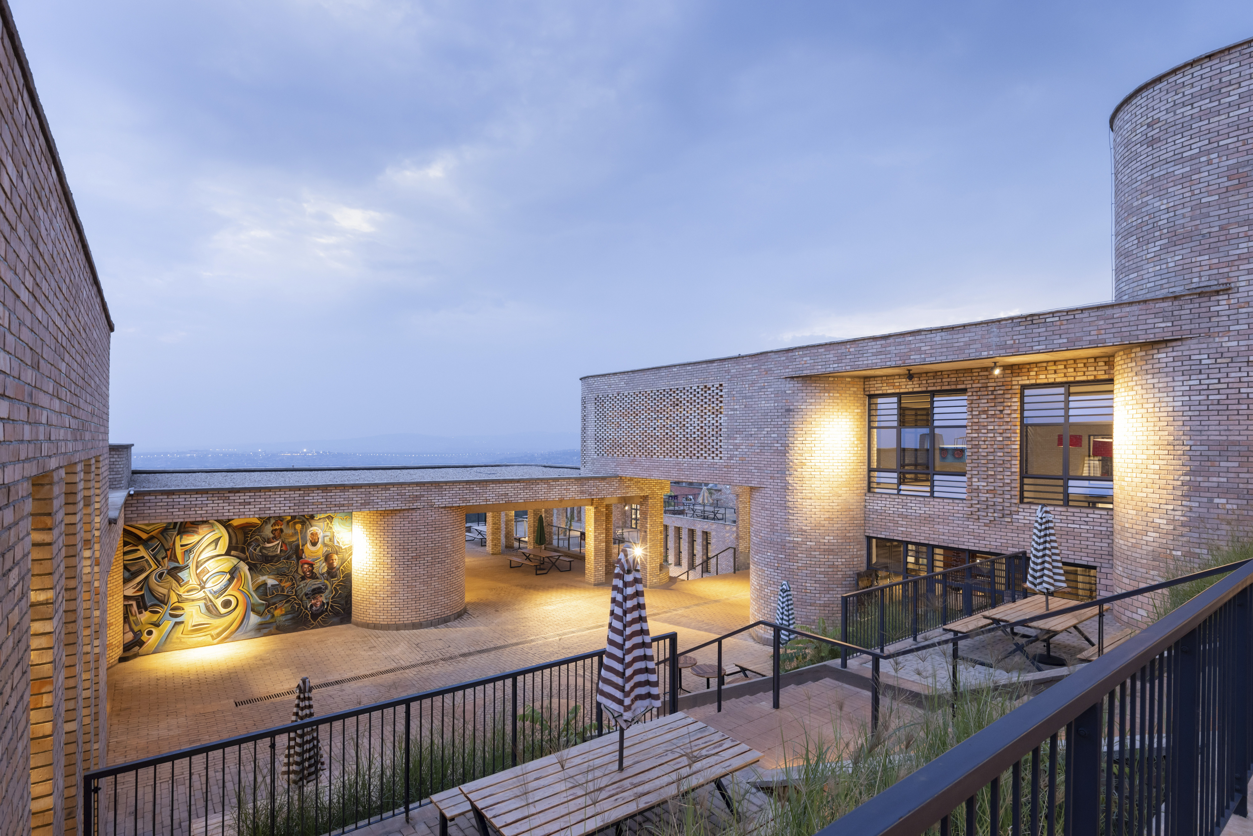 African Leadership University - Landscaped Gathering Spaces. Copyright - Iwan Baan