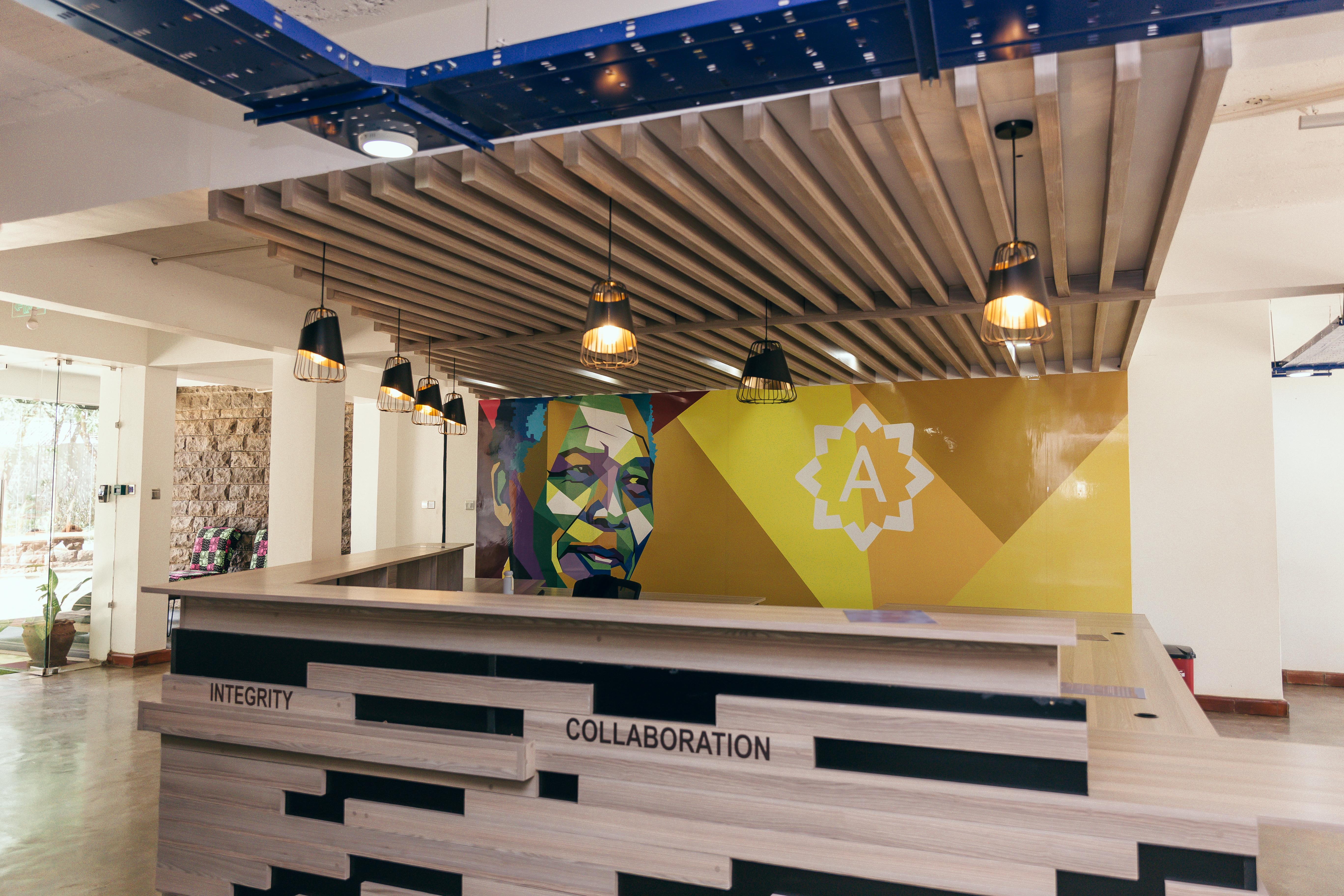 Andela Kenya Reception desk