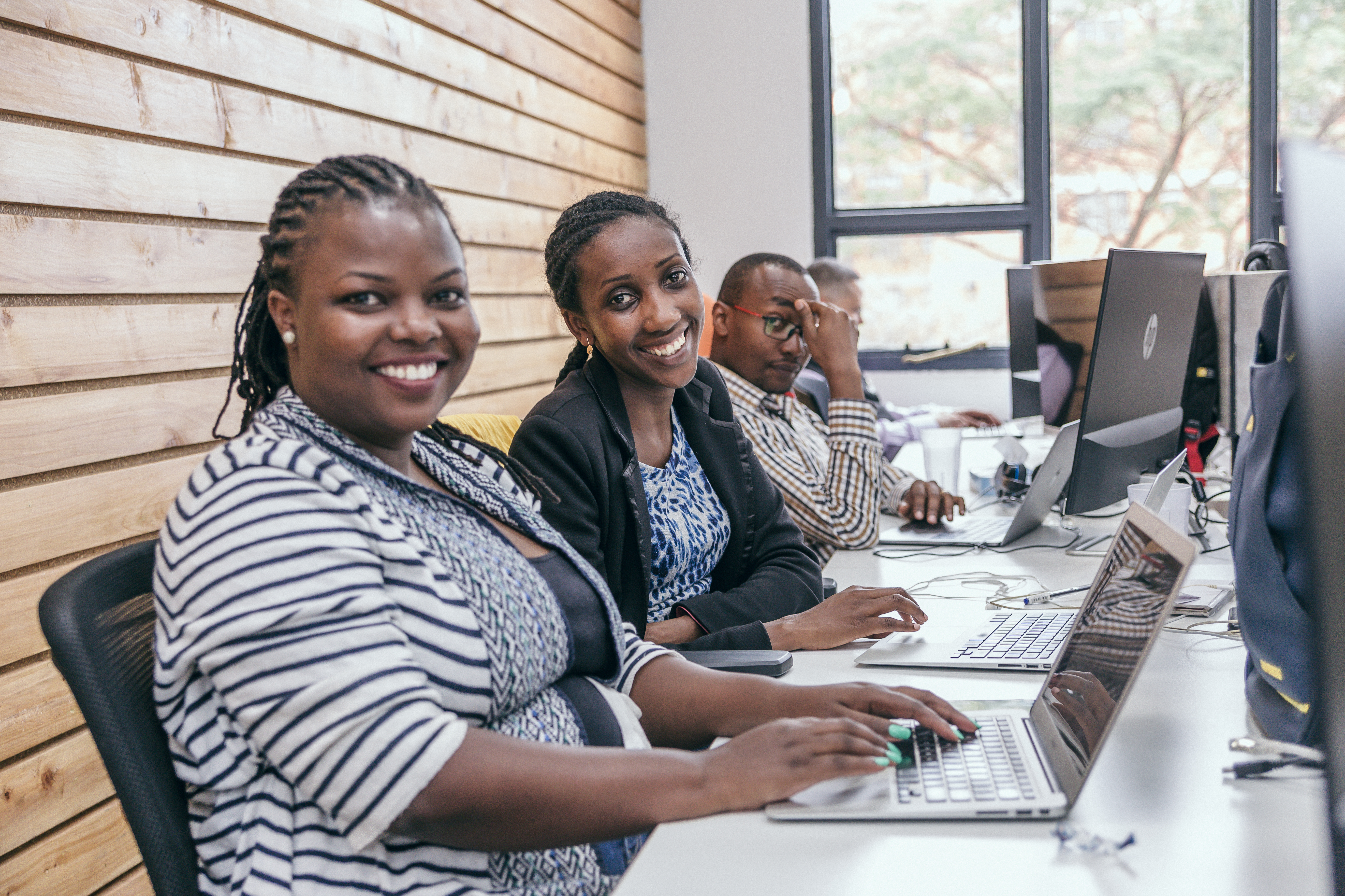 Andela Kenya staff at desks