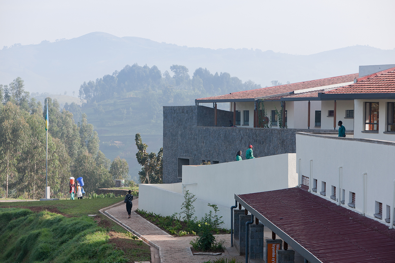 Photo of Butaro District Hospital, Photo by Iwan Baan, Exterior of Building and Butaro Hills