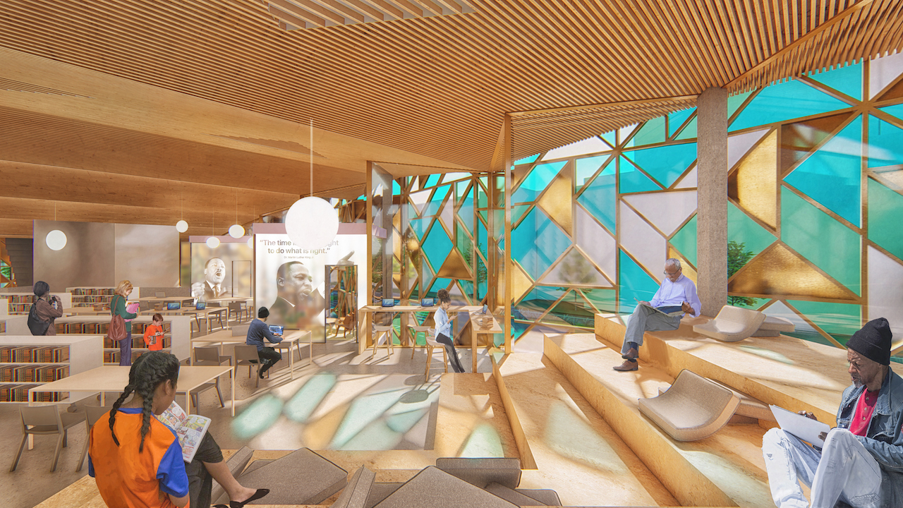 MLK Cleveland Library Interior