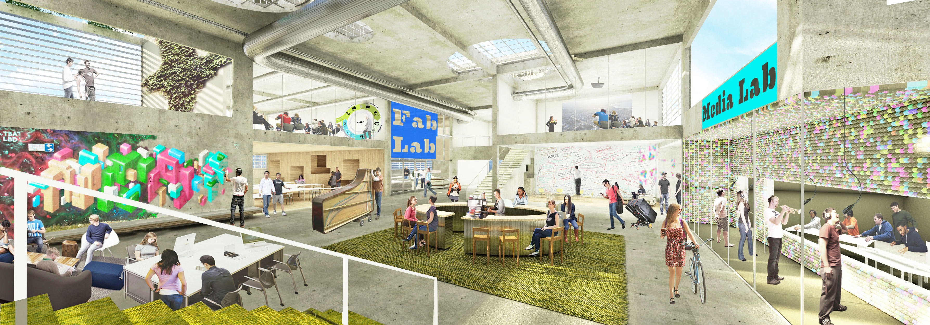 Rendering of Colorado College Innovation Lab