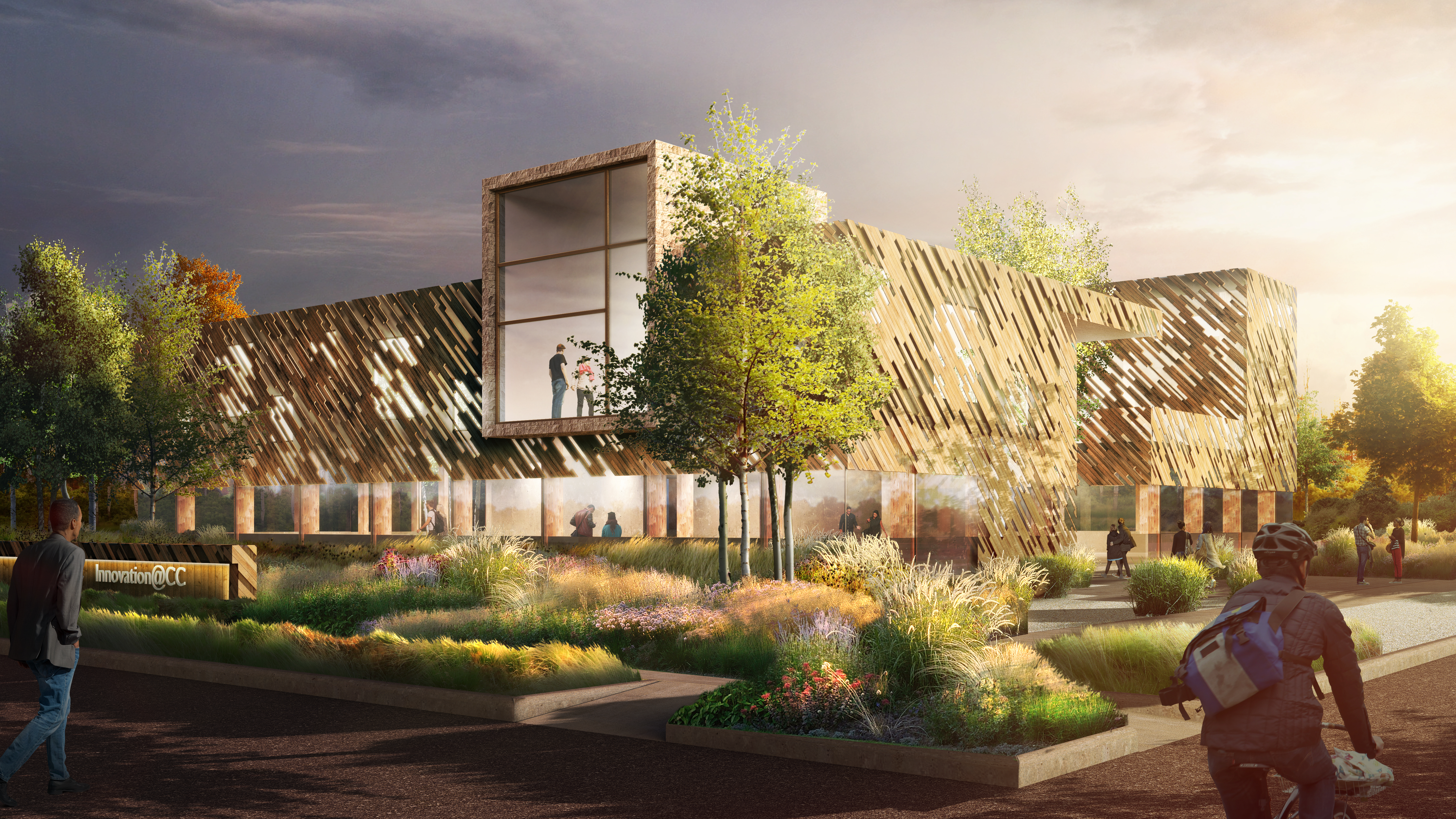 Rendering: Exterior Colorado College Innovation Institute