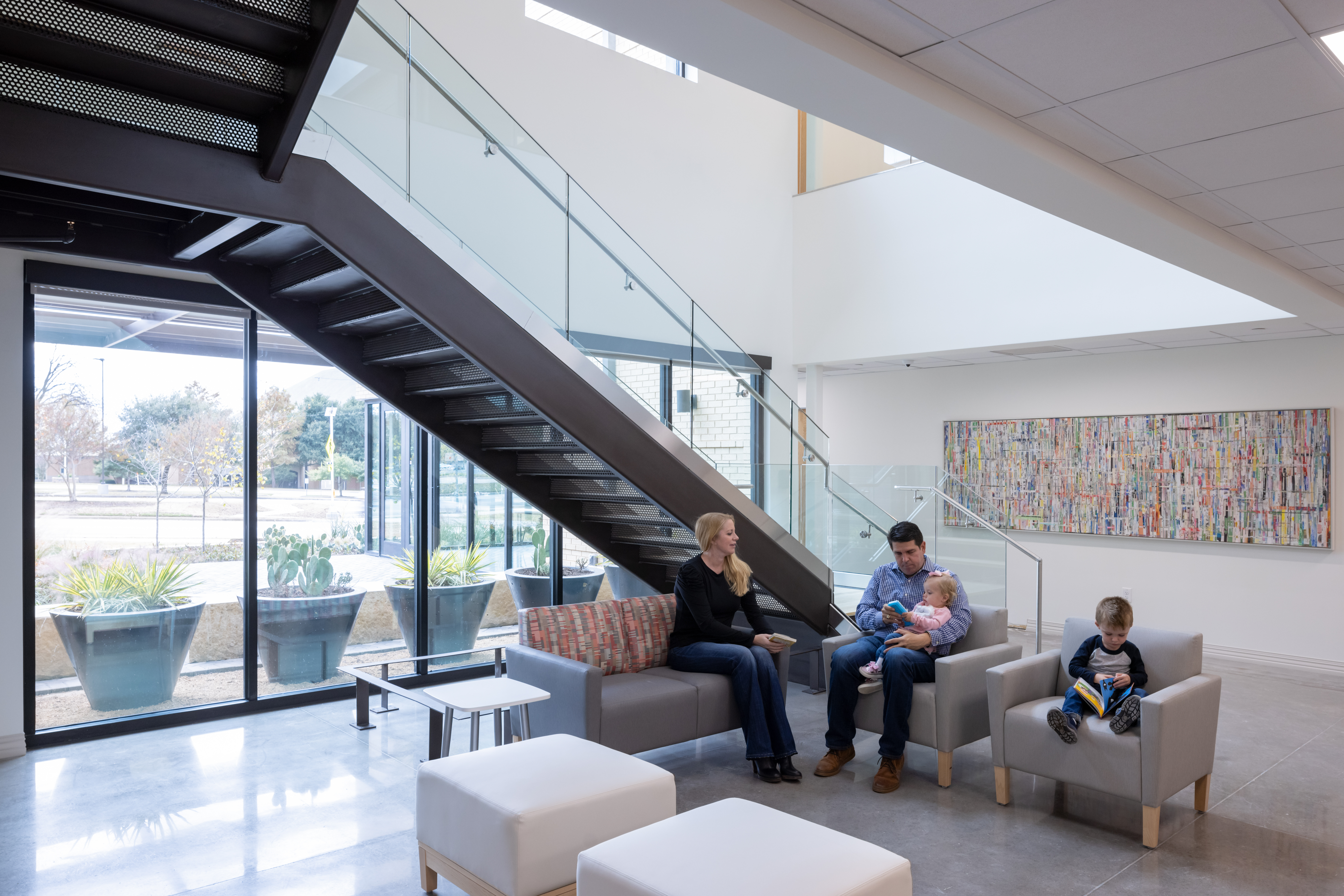 interior lobby and staircase