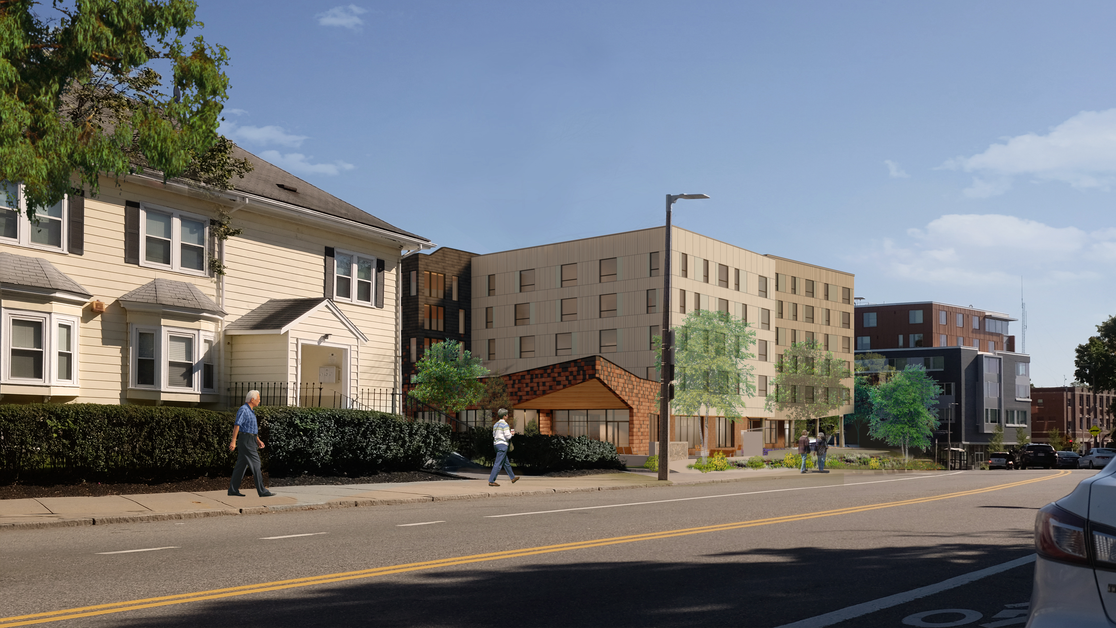 J.J. Carroll view from the street