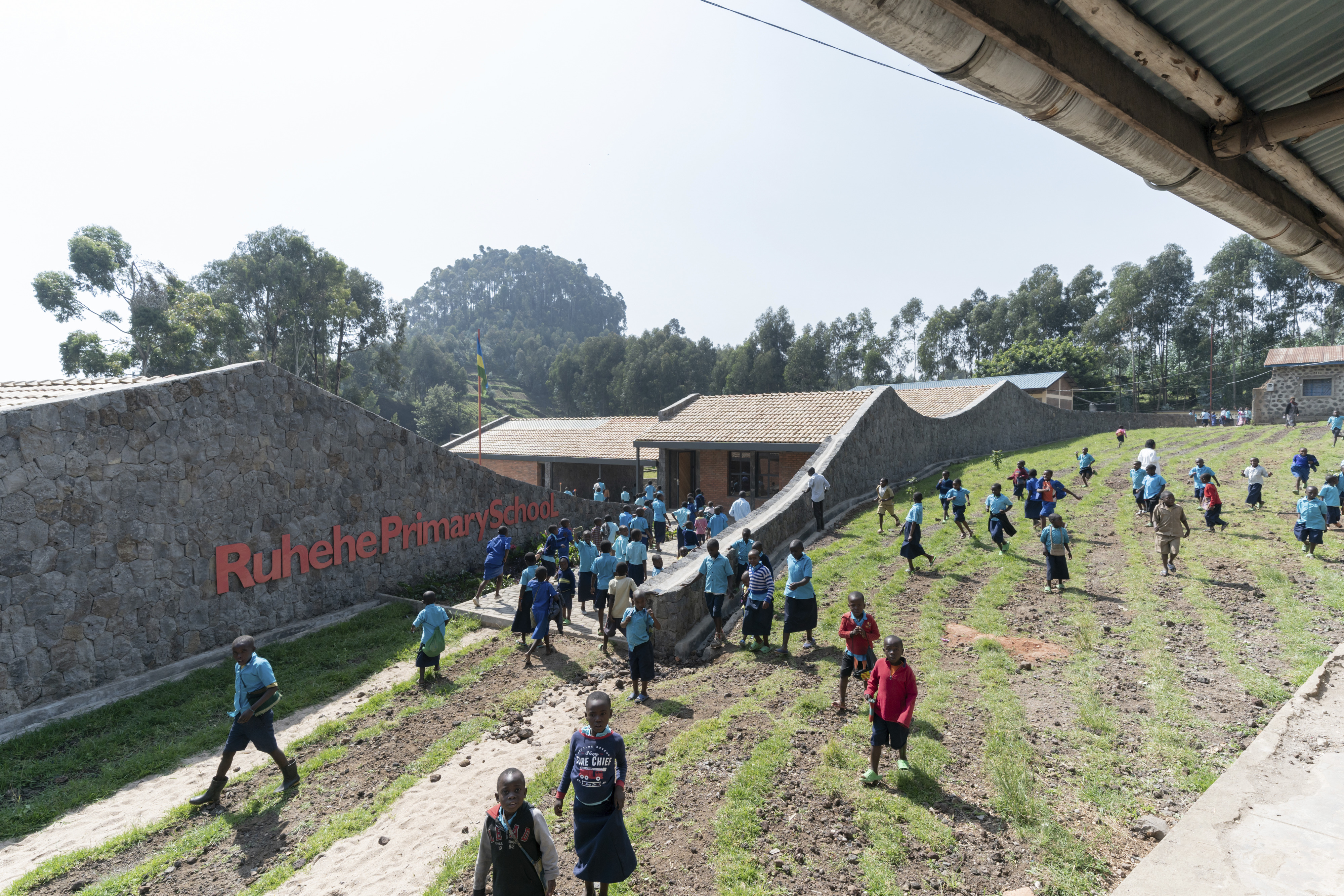 Entrance to Ruhehe Primary School, Copyright Iwan Baan
