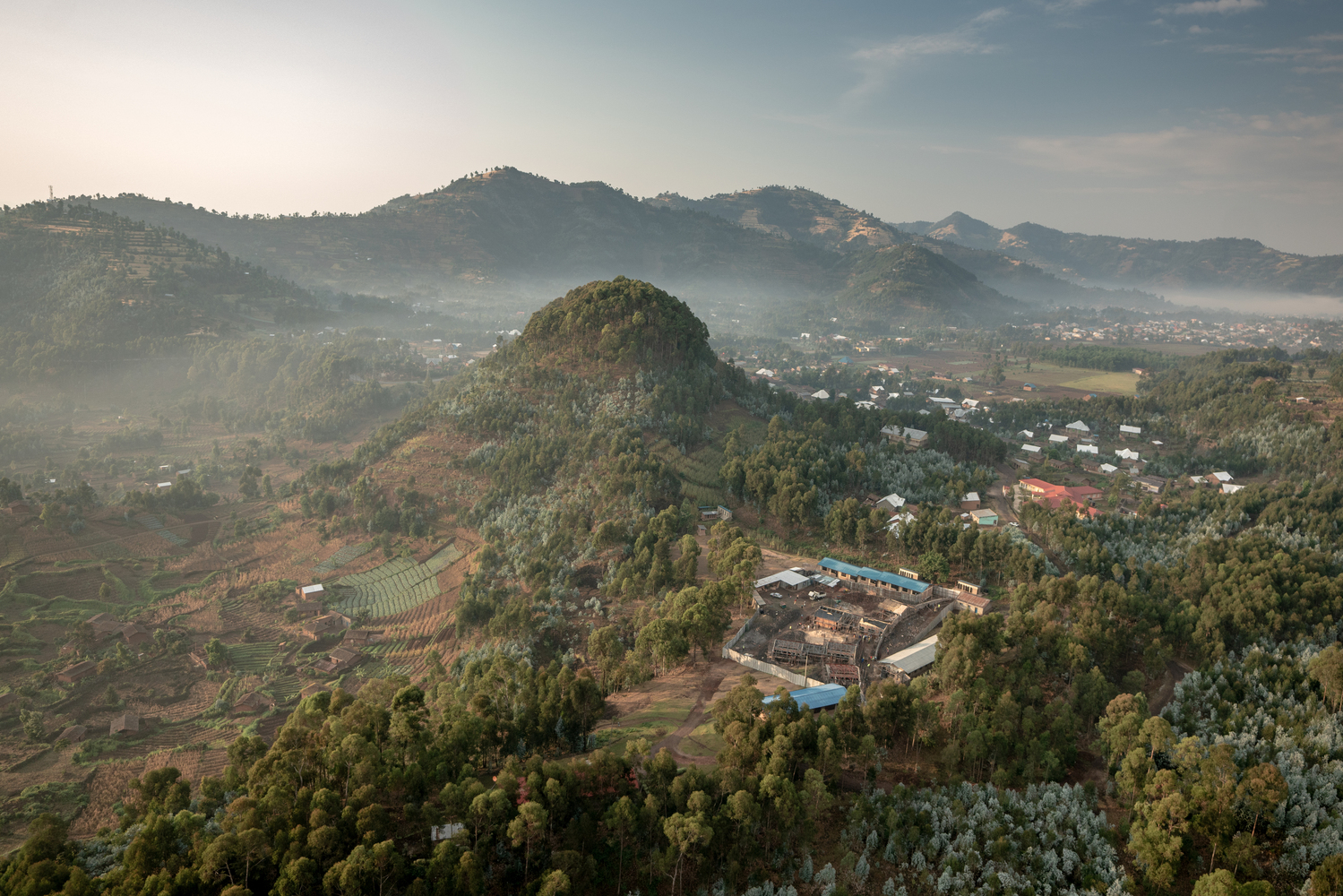 Aerial of the Ruhehe camps