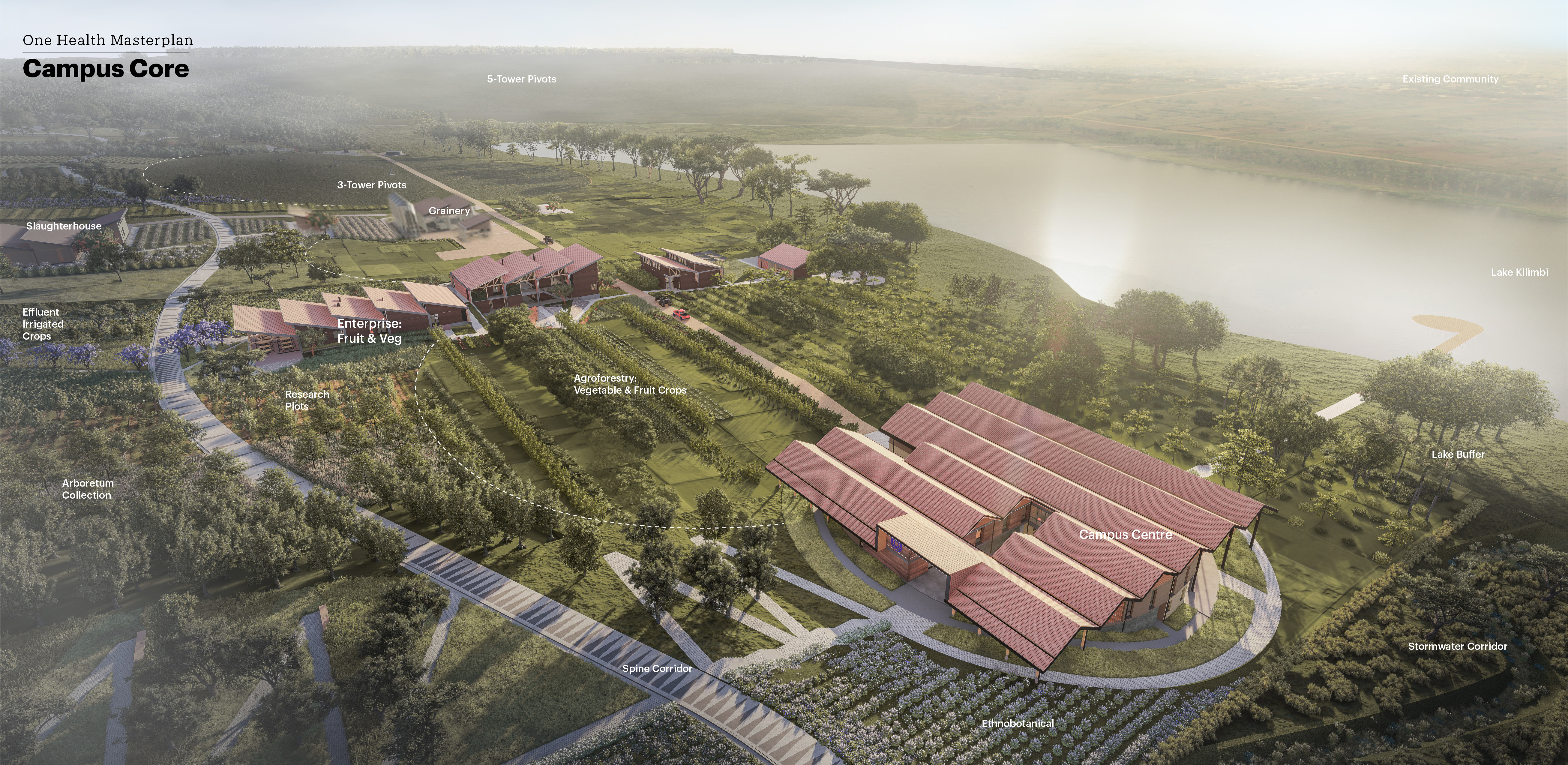 RICA ASLA submission page, showing an aerial of the campus