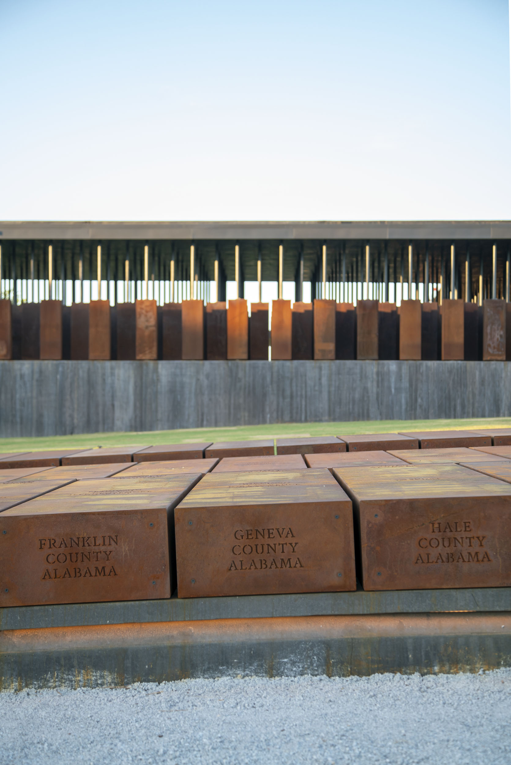 View of memorial and it's duplicate modules