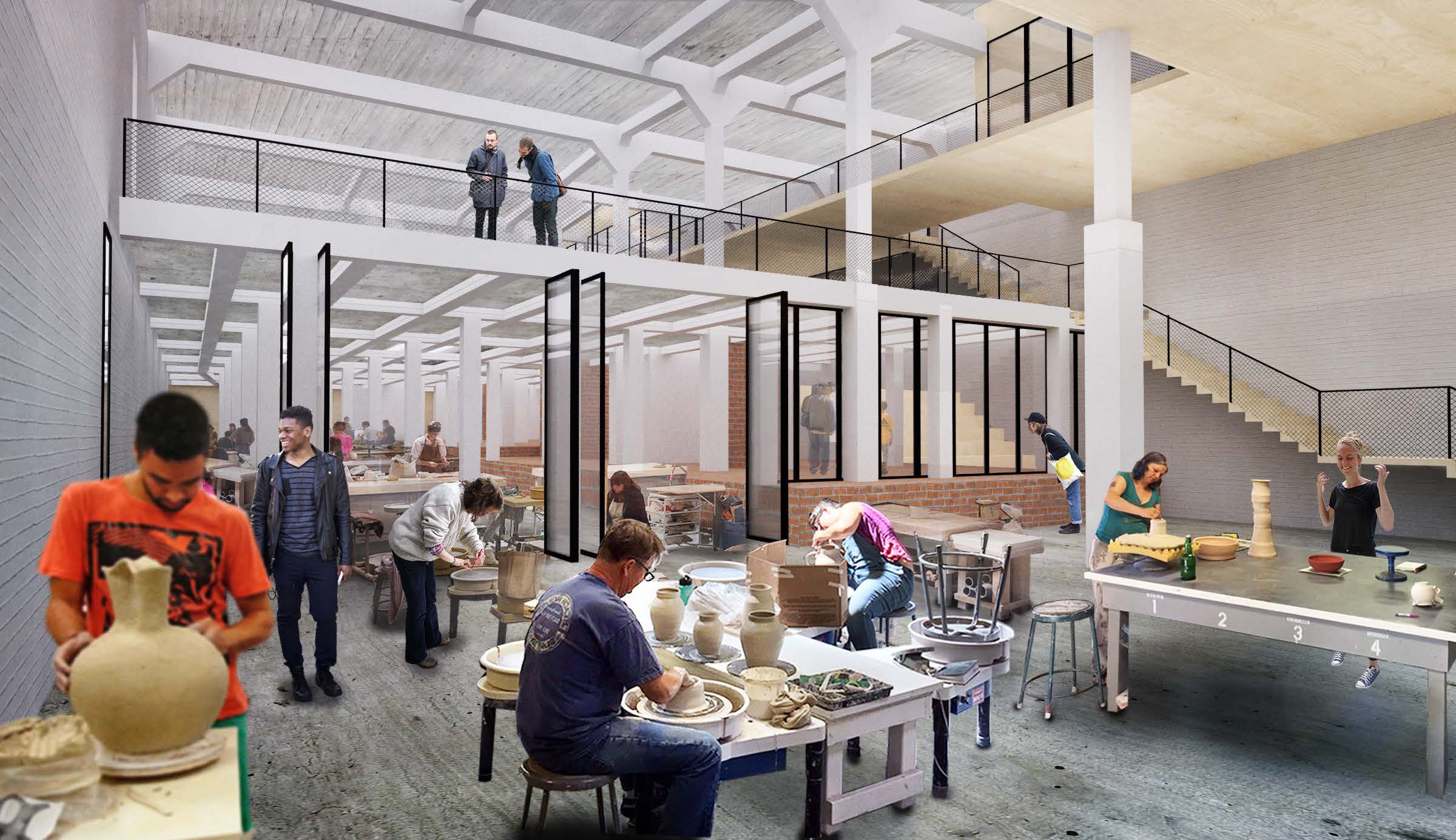 Trolley Barn Interior