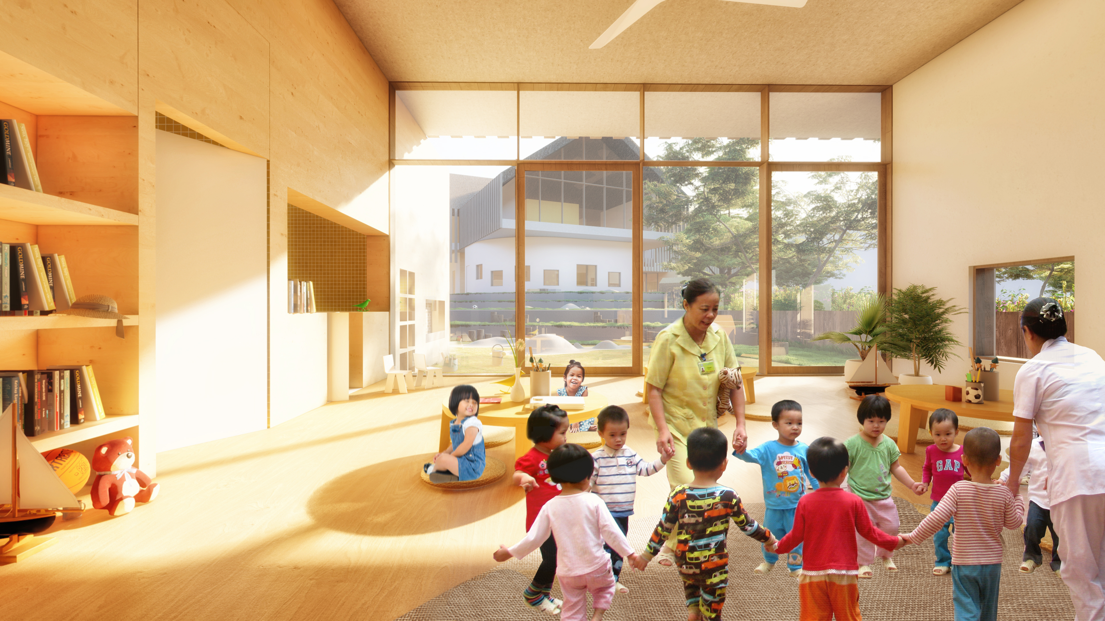 Classroom at the Trung Nguyen Kindergarten