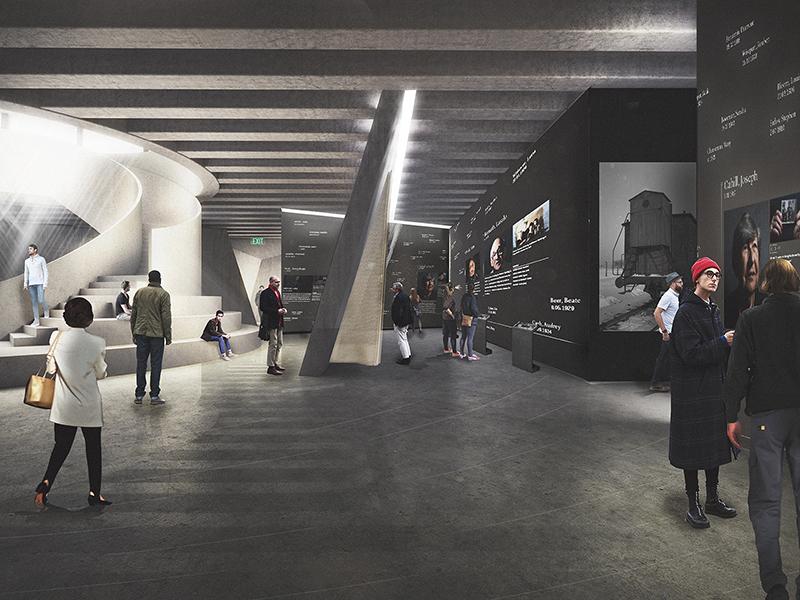 UK Holocaust Memorial interior