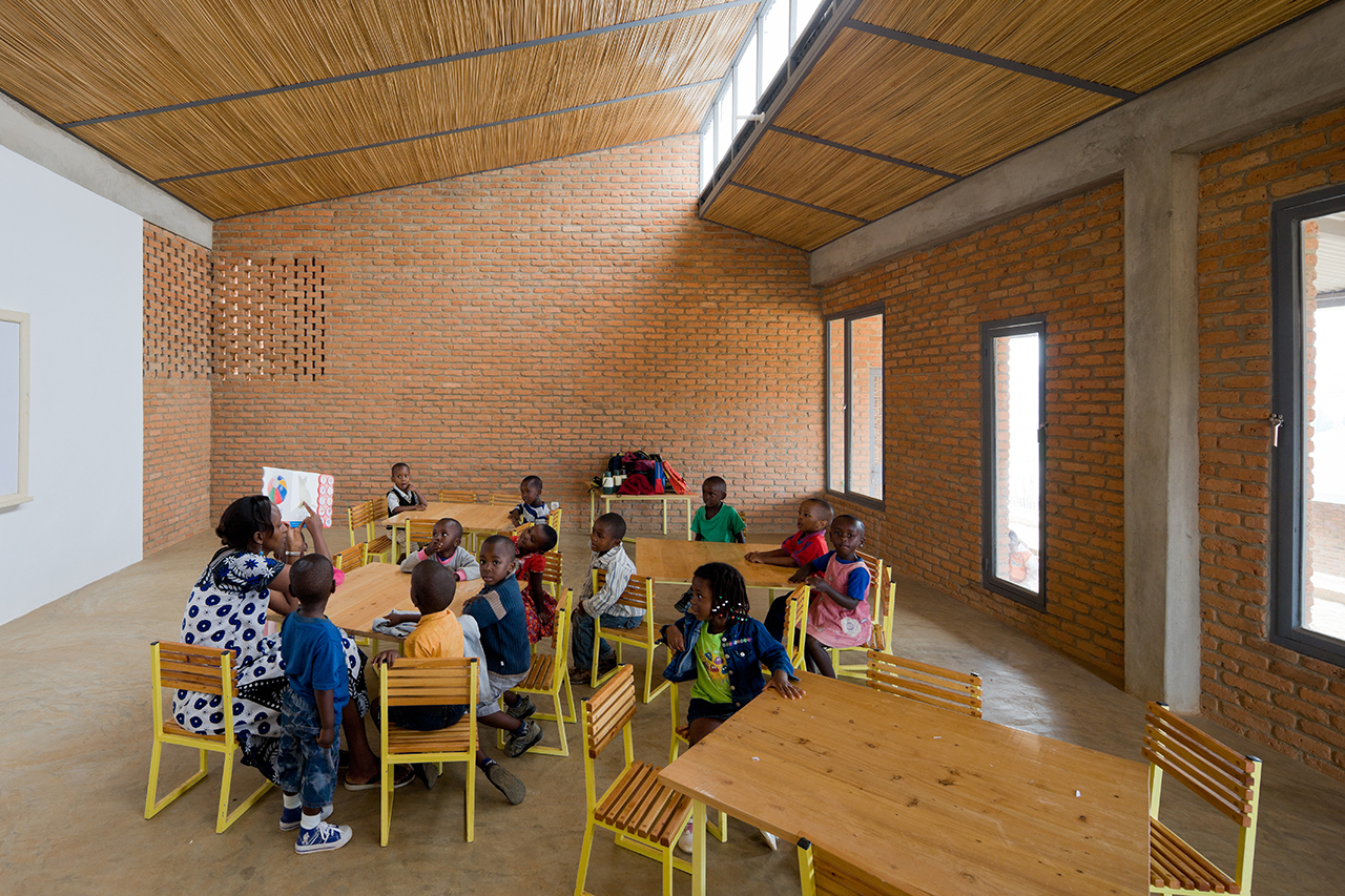 Photo of the Umubano Primary School, Photo by Iwan Baan, Early Childhood Education Classroom