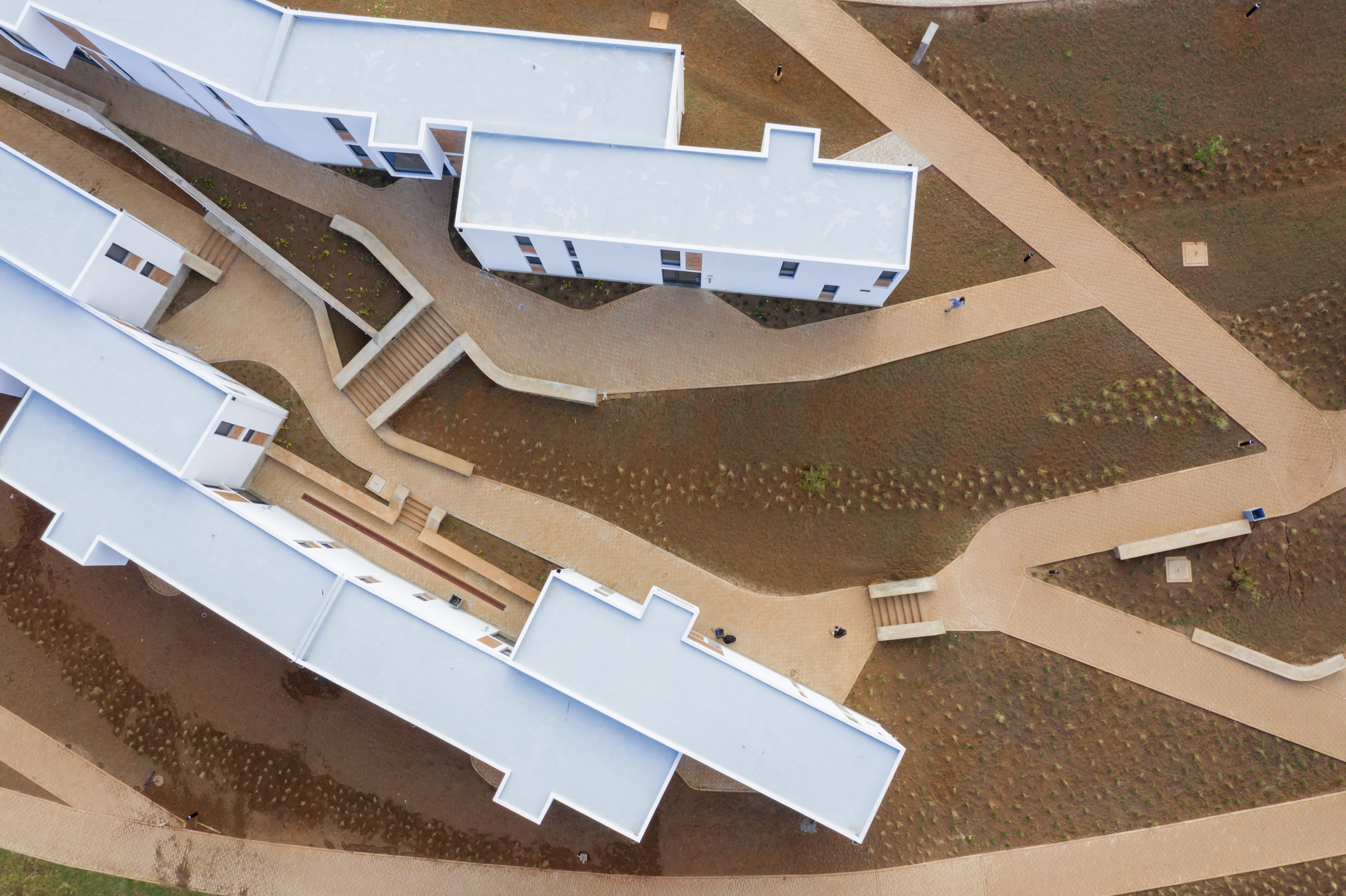 University of Global Health Equity Housing, Aerial Image