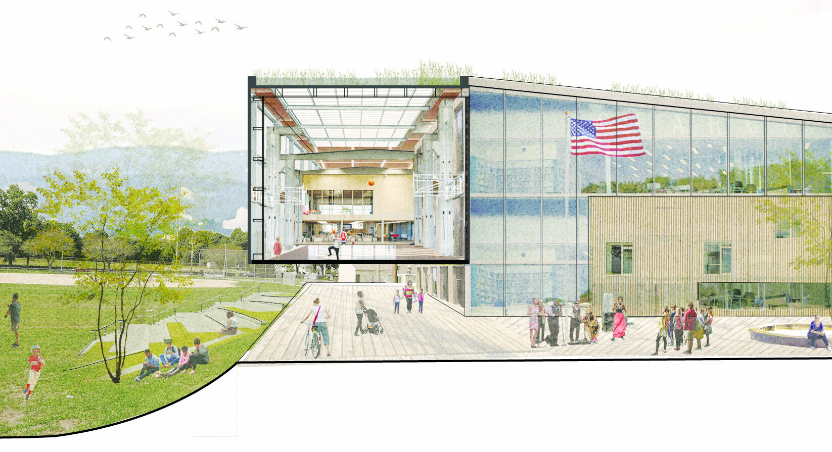 Section of the YOU Interior